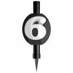 Amscan Fontäne Zahl 6 194099134088