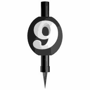 Amscan Fontäne Zahl 9 194099134118