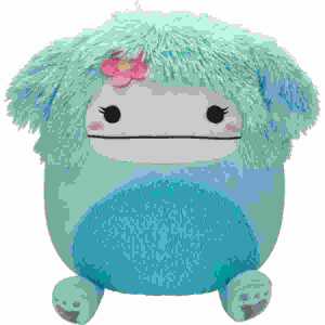 Squishmallows Joelle der türkise Bigfoot 30cm, Plüschfigur