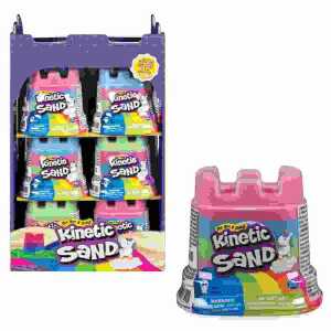 Kinetic Sand Shimmer Rainbow Unicorn Castle, Förmchen,, 141g Sand