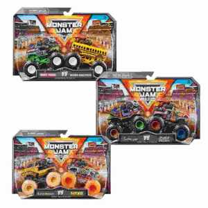Monster Jam 1:64 2er 3fach sortiert, 25,4 x 6,86 x 16,51 cm,