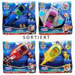 PAW Patrol Aqua Pups Basic Vehicles sortiert, 4fach...