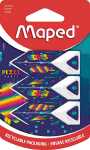 Radierer PYRAMIDE PIXEL PARTY 3er