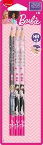 Bleistift BARBIE HB Radiergummikopf 6er