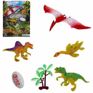 Spielset Dinosaurier 10/14cm 6 Stück, ab 3 Jahren,, B&G