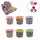 Hüpfknete 40g 6fach sortiert, orange, pink, blau, rot, gelb, grün,