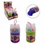 Slime in Katzenkopfdose 160g 2fach sortiert, violett,...
