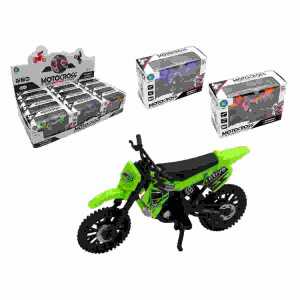 Motorrad Motocross 12cm 3fach sortiert,