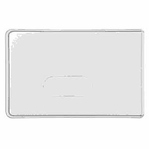 Scheckkarten Schutzhülle Hartfolie, matt