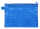 Veloflex Reißverschlusstasche PVC-frei A5 blau