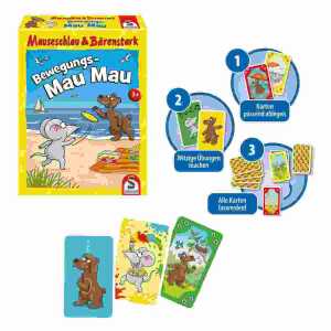 Mauseschlau & Bärenstark Bewegungs-Mau Mau, Kinderkartenspiel
