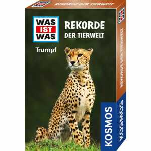 Kartenspiel WAS IST WAS Trumpf Rekorde der Tierwelt 33 Spielkarten