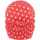 Backförmchen 50x25mm 60er Kleine Sternchen weiß/rot