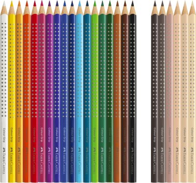 Faber Castell Buntstift Jumbo Grip Skin Tones 18+6