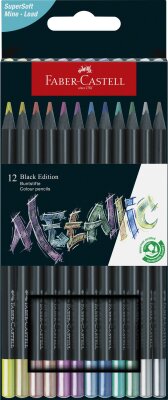 Faber Castell Buntstifte Black Edition Metallic