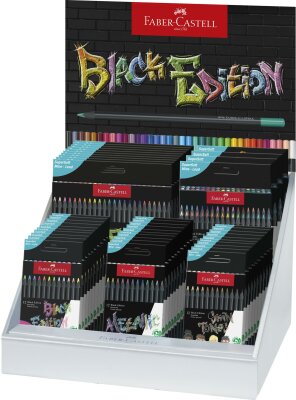 Faber Castell Buntstift Black Edition Display 2024