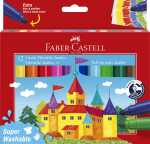 Faber Castell Filzstift Jumbo Super Washable 12er Etui
