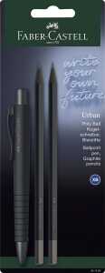 Faber Castell Kugelschreiber Poly Ball Urban BS all black