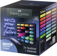 Faber Castell Textmarker TL 46 24er Deskset