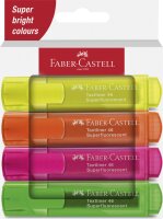 Faber Castell Textmarker TL 46 SF 4er Kartonetui