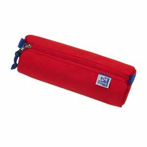 Oxford Federmäppchen rund groß rot