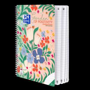 Collegeblock Oxford A4+ Flowers Lineatur 27