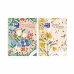 Collegeblock Oxford A4+ Flowers Lineatur 28