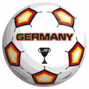 Sportball Deutschland 23cm Vinyl, Sportball mit Deutschland Motiv