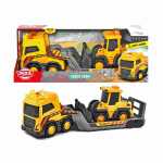 Volvo Truck Team mit Radlader, Freilauf Truck mit...