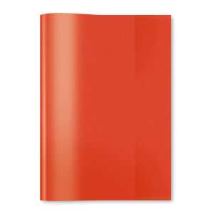 Heftschoner A5 rot transparent