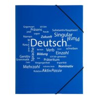 Pagna Gummizugmappe A4 Deutsch Karton 3 Einschlagklappen...
