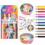 Colour Roulette TOPModel mit 12 Buntstiften, Spiel-Anleitung