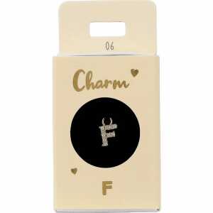 Charm Buchstabe F Nr.6, für Halsketten und Armbänder,, Depesche