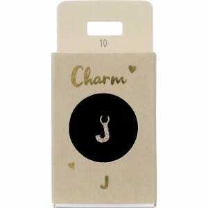 Charm Buchstabe J Nr.10, für Halsketten und Armbänder,, Depesche