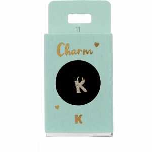 Charm Buchstabe K Nr.11, für Halsketten und Armbänder,, Depesche