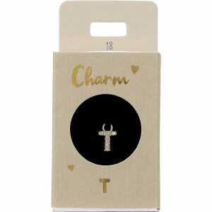 Charm Buchstabe T Nr.18, für Halsketten und Armbänder,, Depesche