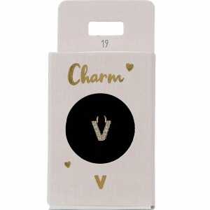 Charm Buchstabe V Nr.19, für Halsketten und Armbänder,, Depesche