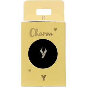 Charm Buchstabe Y Nr.20, für Halsketten und Armbänder,, Depesche