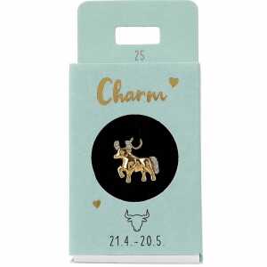 Charm Stier Nr.25, für Halsketten und Armbänder,, Depesche