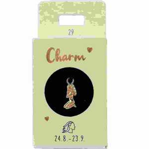 Charm Jungfrau Nr.29, für Halsketten und Armbänder,, D