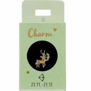 Charm Schütze Nr.32, für Halsketten und Armbänder,, Depesche