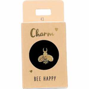 Charm Biene Nr.43, für Halsketten und Armbänder,, Depesche