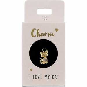 Charm Katze Nr.50, für Halsketten und Armbänder,, Depesche