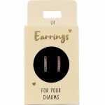 Ohrringe gold Steine rosa, Depesche