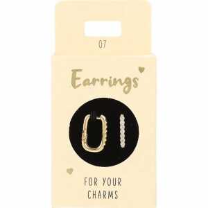 Ohrringe gold Steine weiß, Depesche 4010070636395