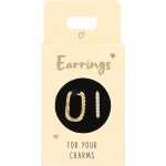 Ohrringe gold Steine weiß, Depesche 4010070636395