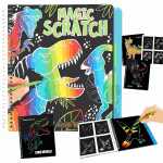 Dino World Magic Scratch Book, 20 Blätter,...