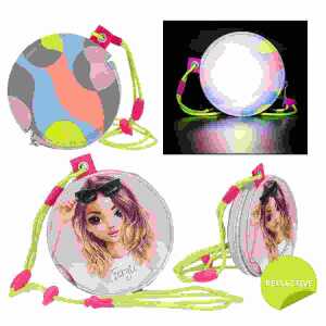 Portemonnaie TOPModel FLASH mit Lanyard, 1,5x12x12cm, reflektierend