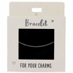 Armband Express yourself Nr.1 silber Glieder klein, versilbert