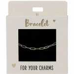 Armband Express yourself Nr.6 gold Glieder groß,...